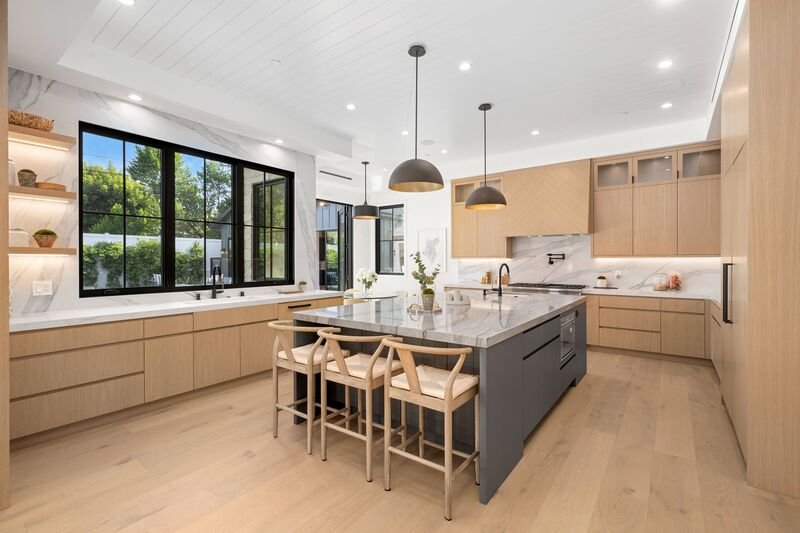 cocina moderna madera